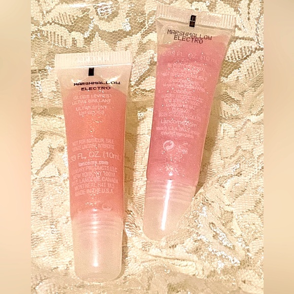 👄LANCÔME👄 2 “MARSHMALLOW ELECTRO” JUICY TUBES ULTRA SHINY LIPGLOSSES NWOB💋 - Picture 2 of 2